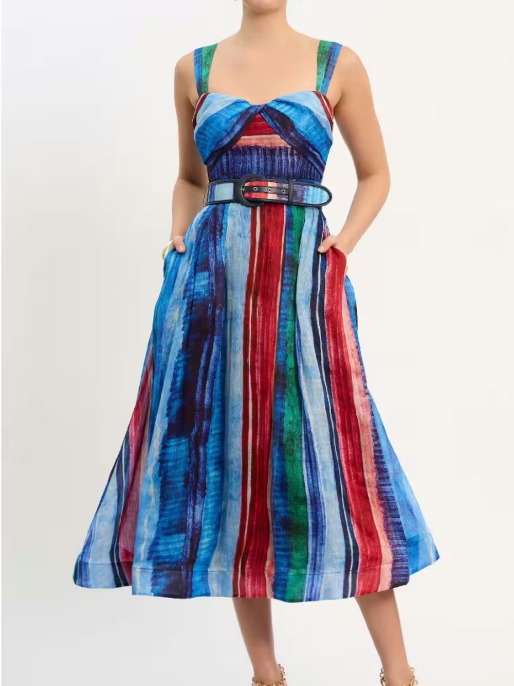 Rebecca Vallance Rimini Midi Dress Size 4